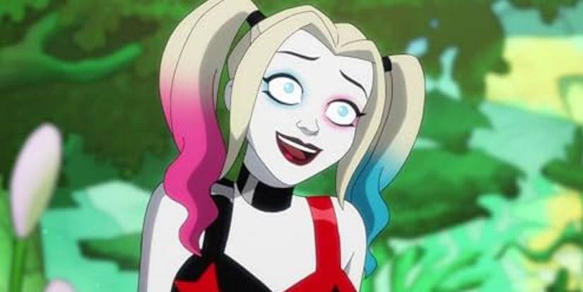 Harley Quinn smiling in her animated series