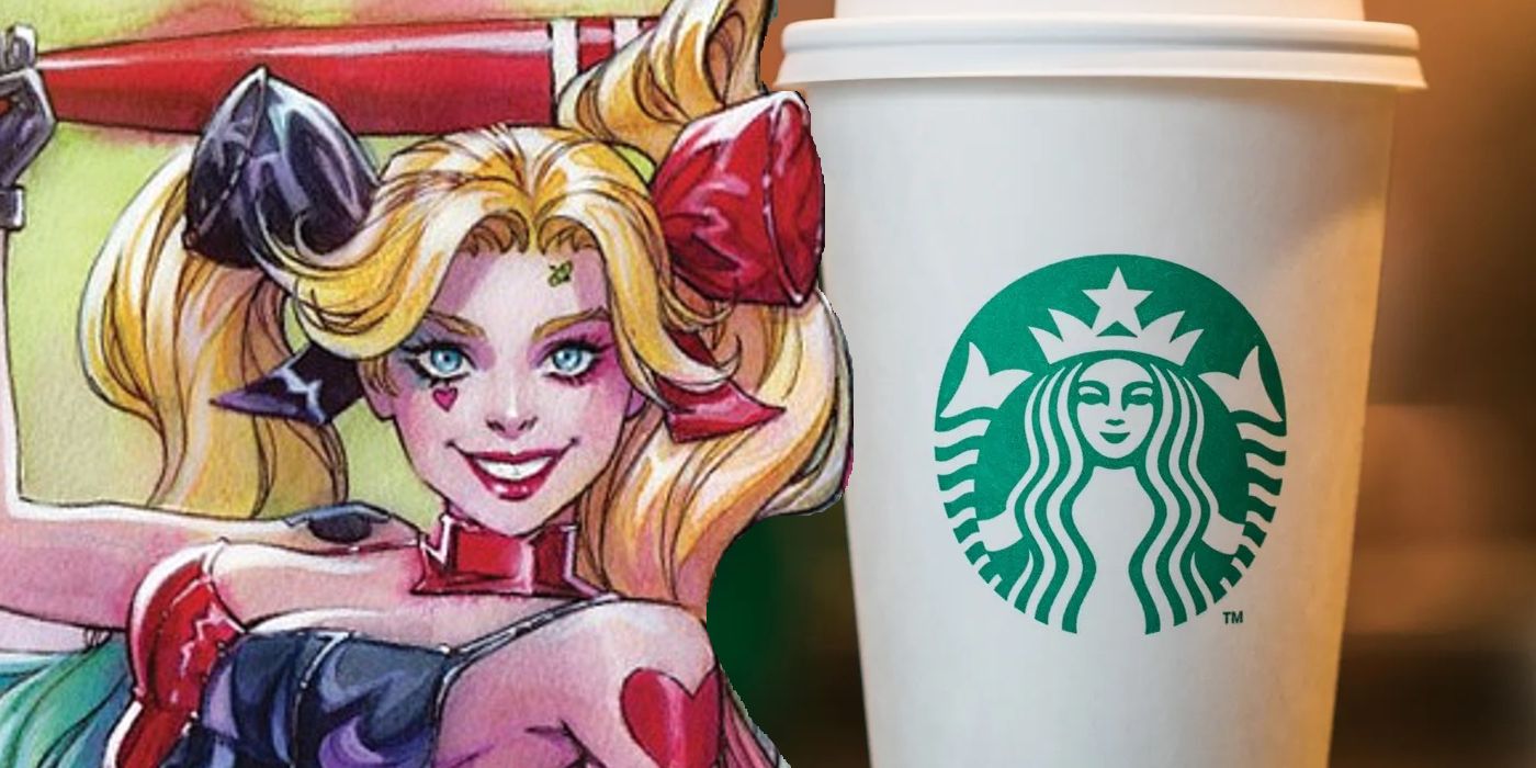 Harley Quinn Dunks on Starbucks' Trendiest Coffee with Her Perfect