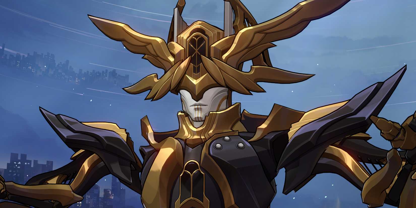 Honkai Star Rail's Great Septimus boss extends its arms.