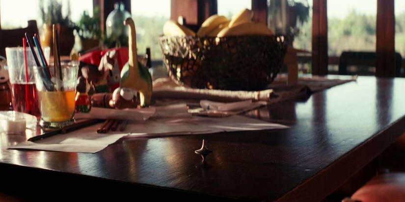 The top spinning at the end of Inception