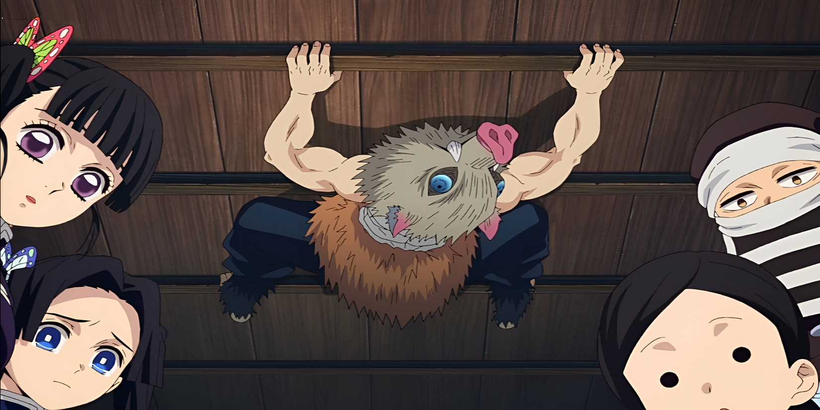 inosuke no matador de demônios do teto