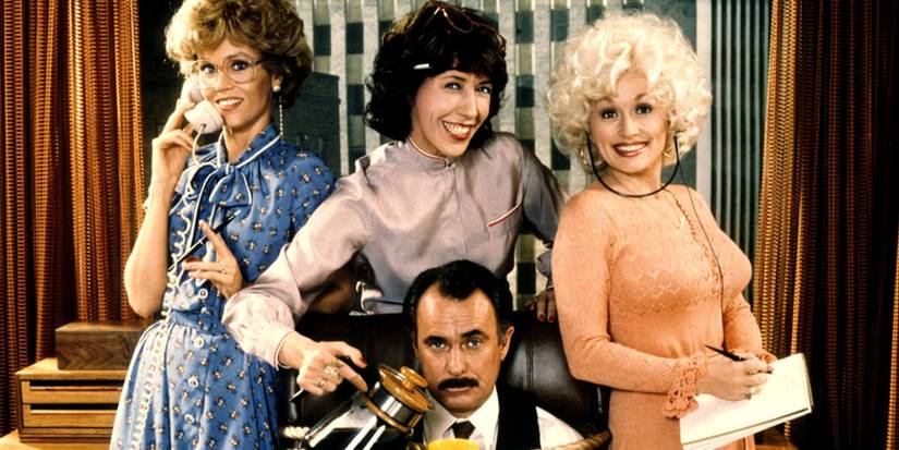 Jane Fonda, Lily Tomlin e Dolly Parton em cena de Como Eliminar seu Chefe