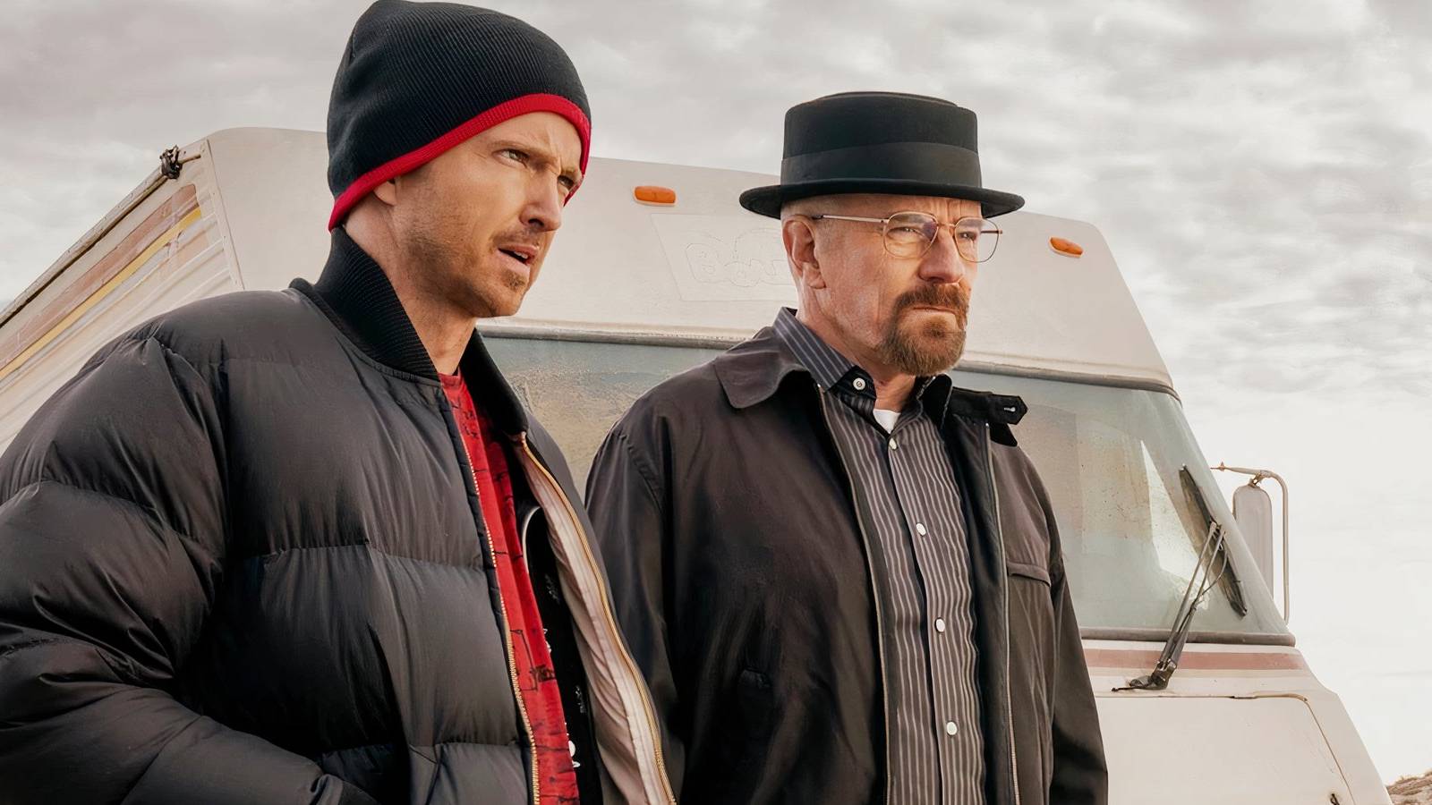 Jesse Pinkman (Aaron Paul) and Walter White (Bryan Cranston) in Breaking Bad