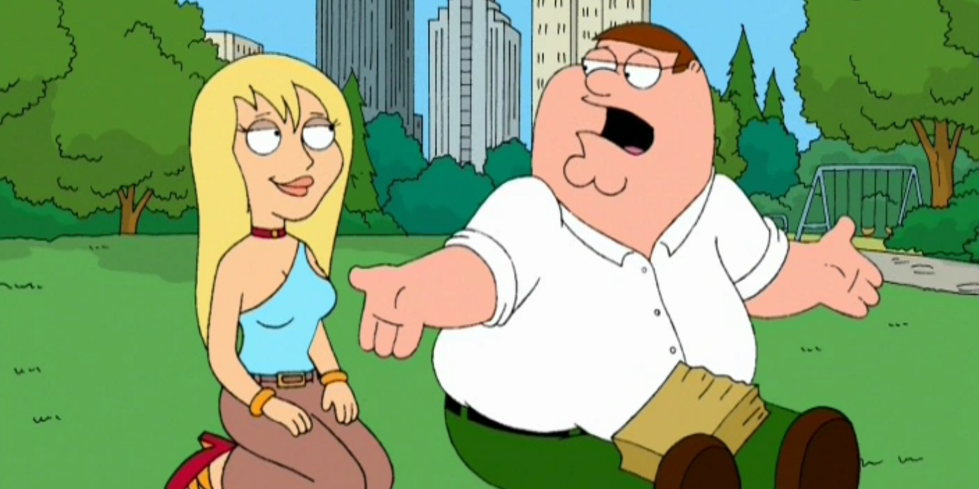 Jillian and Peter Griffin in Family Guy