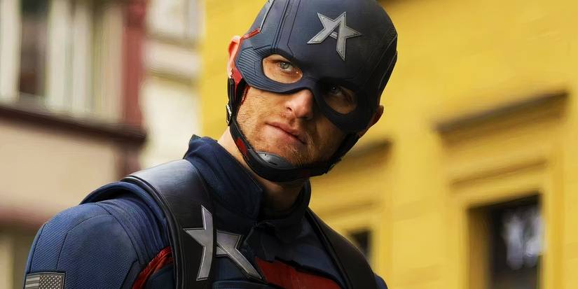 John Walker with stubble in The Falcon and the Winter Soldier
