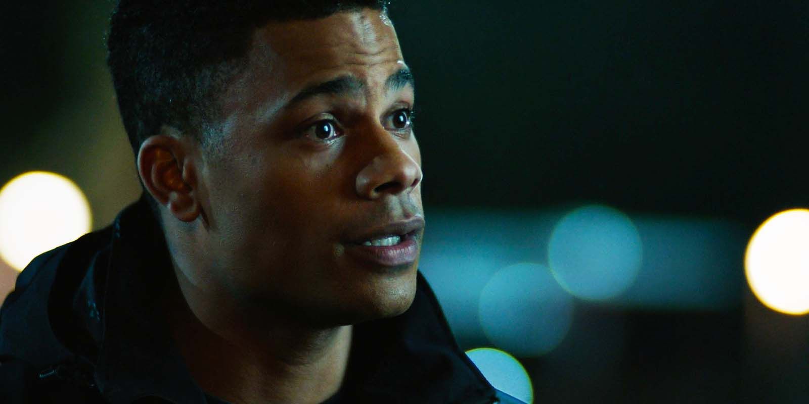 Jordan Calloway as Jake Crawford in Fire Country season 2, episode 7