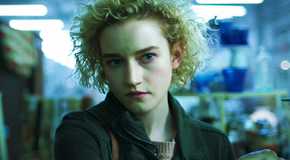 Julia Garner looking curious in Ozark