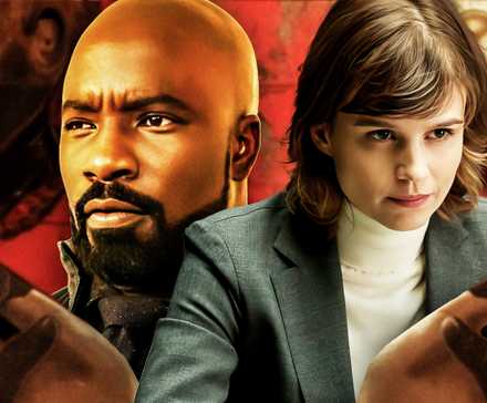 Катя Герберс в роли Кристин Бушард и Майк Колтер в роли Дэвида Акосты из "Evil"