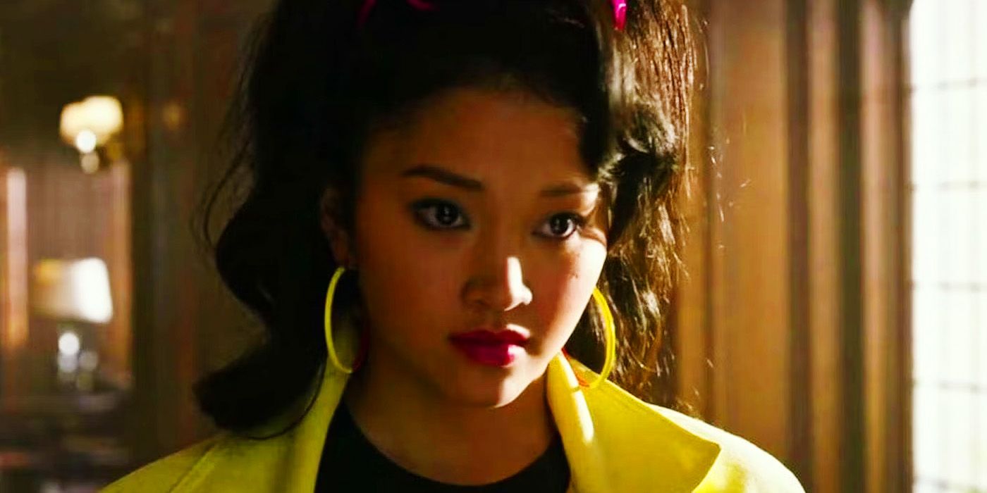 Lana Condor as Jubilee in comic-accurate costume in X-Men Apocalypse