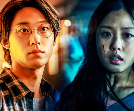 Ли До-хён в роли Эун-хёка и Го Мин-си в роли Эун-ю в "Sweet Home"