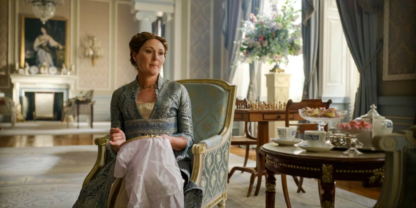 Ruth Gemmell as Violet Bridgerton in Bridgerton season 3 episode 3 (2)