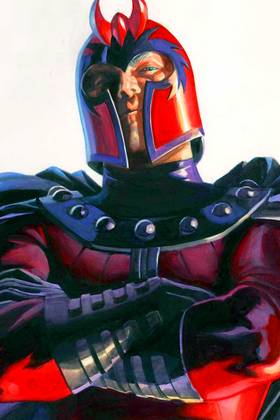 Magneto Not Being Scarlet Witch & Quicksilver's Father Was A Mistake Magneto in Posed Alex Ross Comic Art