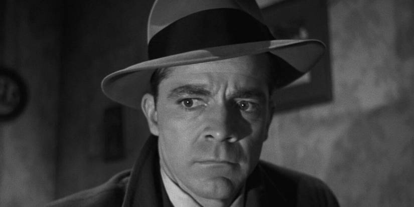Mark (Dana Andrews) looking concerned in Where the Sidewalk Ends.