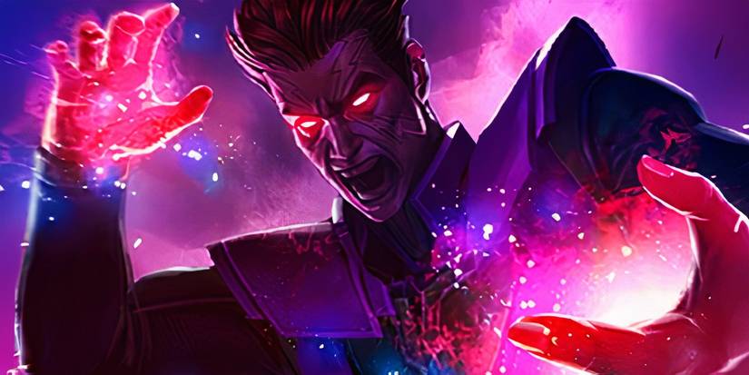 Molecule Man using cosmic power in Marvel Comics