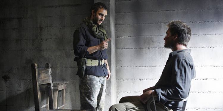 Michael Weatherly as Tony DiNozzo getting interrogated in NCIS Truth or Consequences