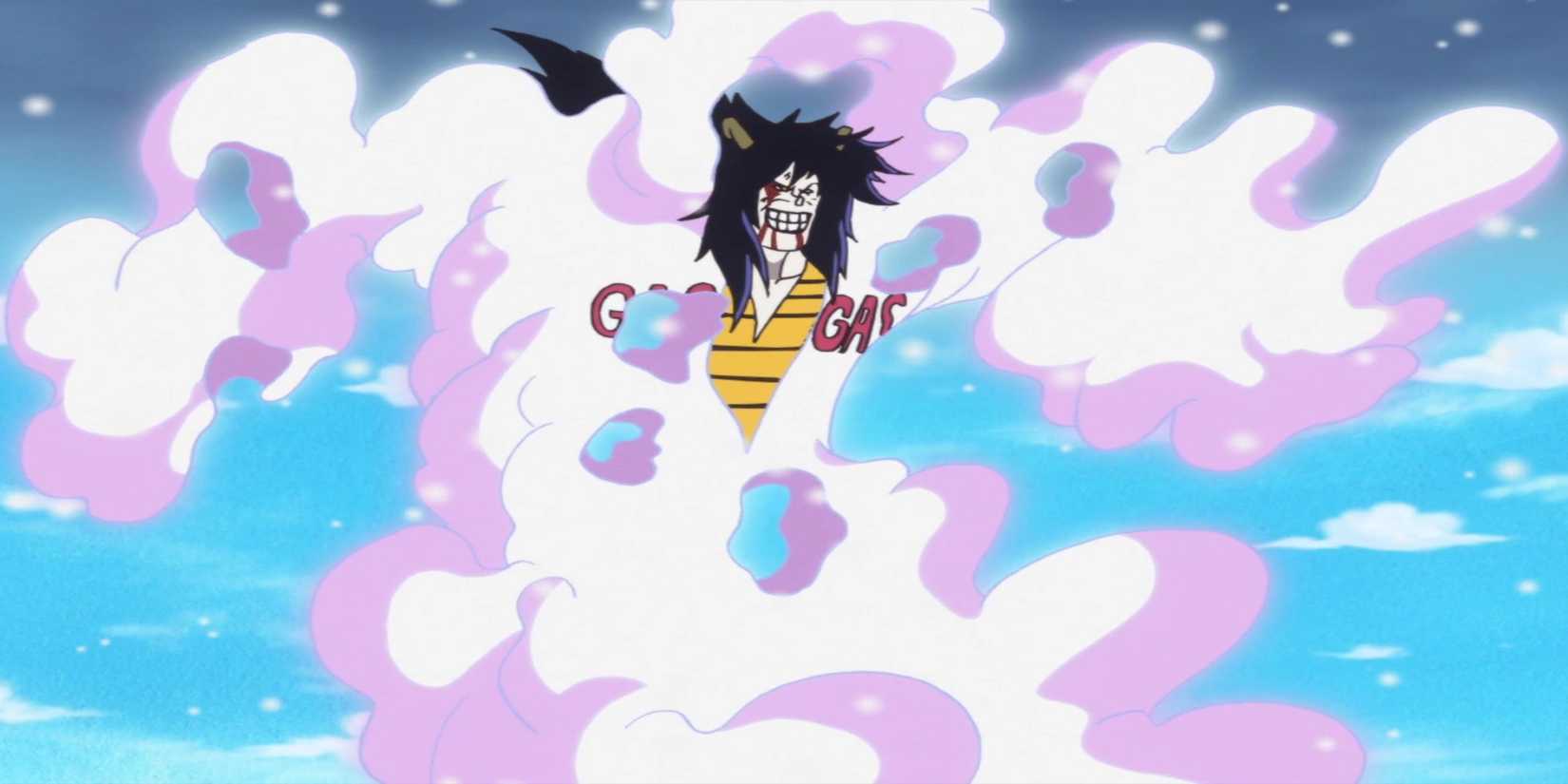 All of One Piece's Major Villains, Ranked 5 Caesar using the Gas-Gas Fruit