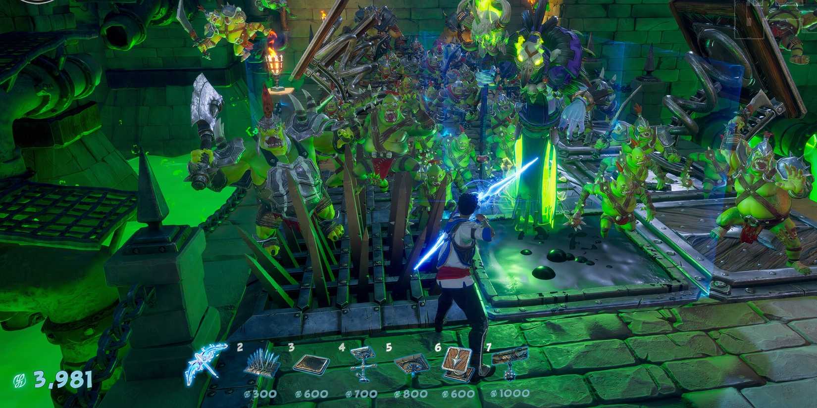 Orcs Must Die 3 Image Of Wraith Boss attacking.