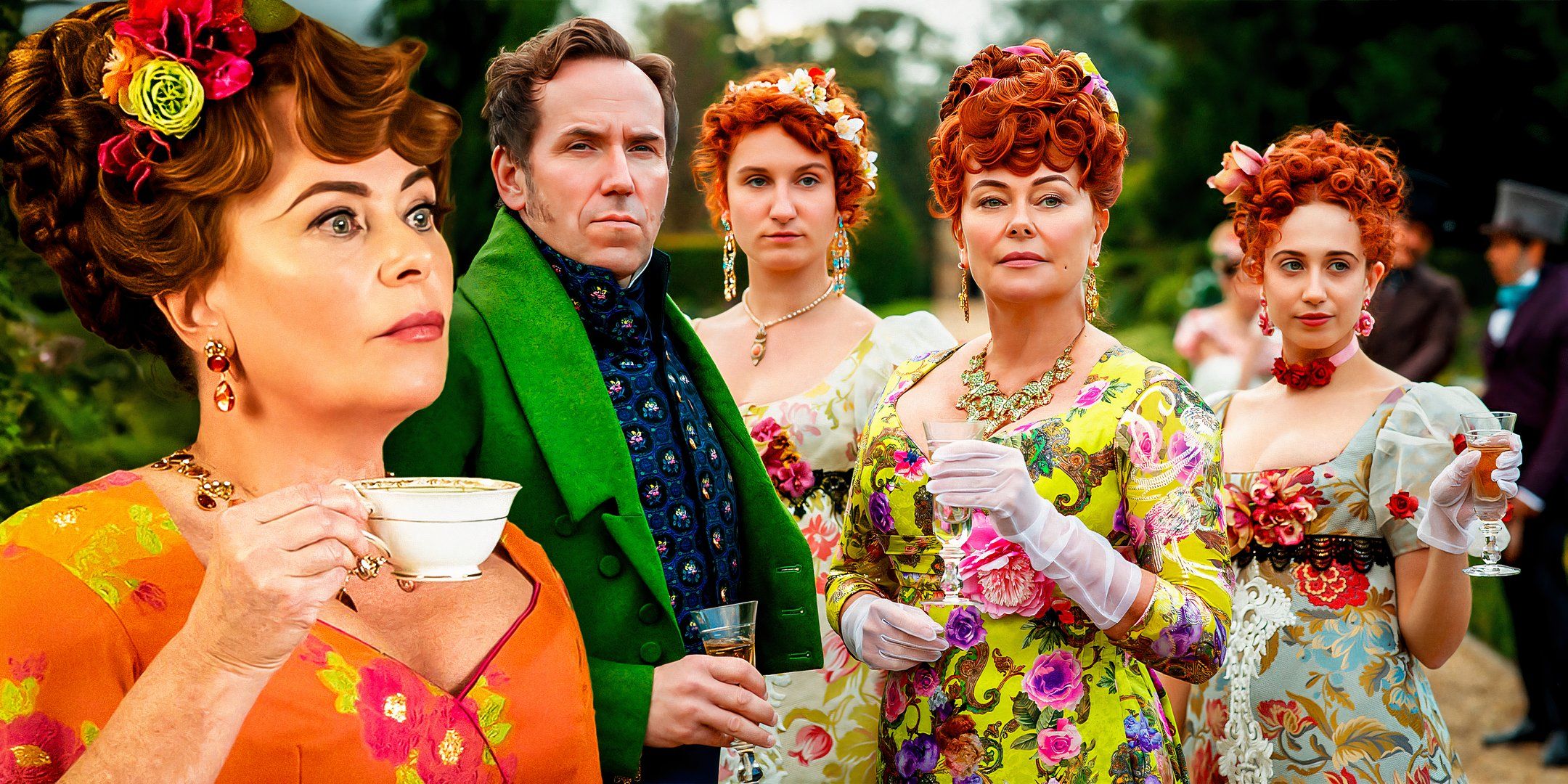 why is lady featherington dress different Bridgerton Was Right To Cut The 4th Daughter From The Books & How It Changes The Story featherington dresses