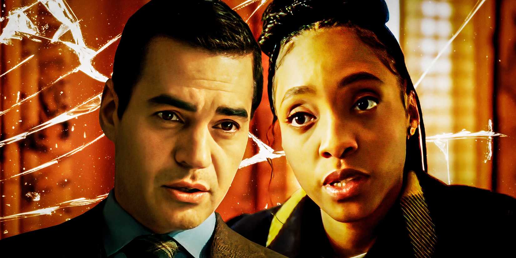 Рамон Родригес в роли Уилла Трента и Ианта Ричардсон в роли Фейт Митчелл в "Уилл Трент".