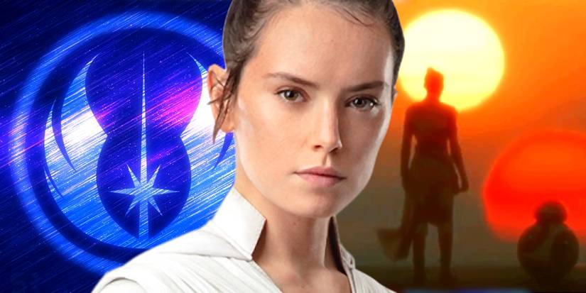 Imagem customizada de Rey para o filme da Nova Ordem Jedi de Star Wars
