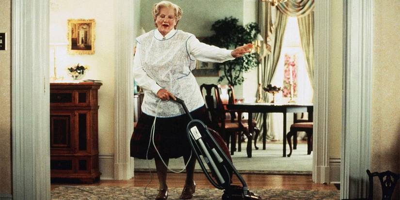 Robin Williams dancing in Mrs Doubtfire