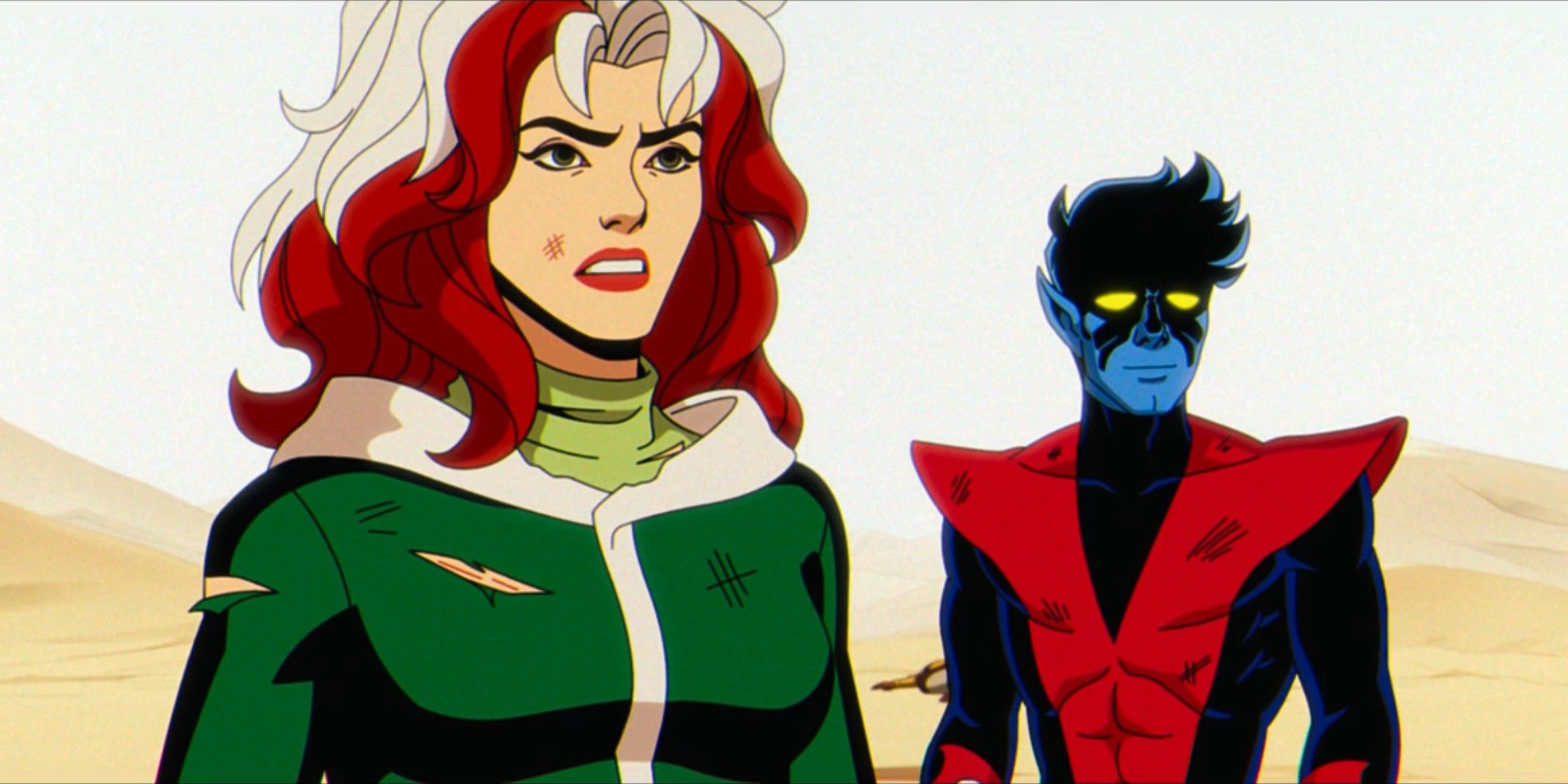 Rogue and Nightcrawler in X-Men 97