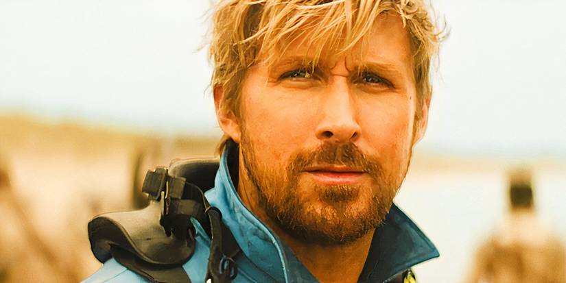Ryan Gosling in The Fall Guy looking offscreen