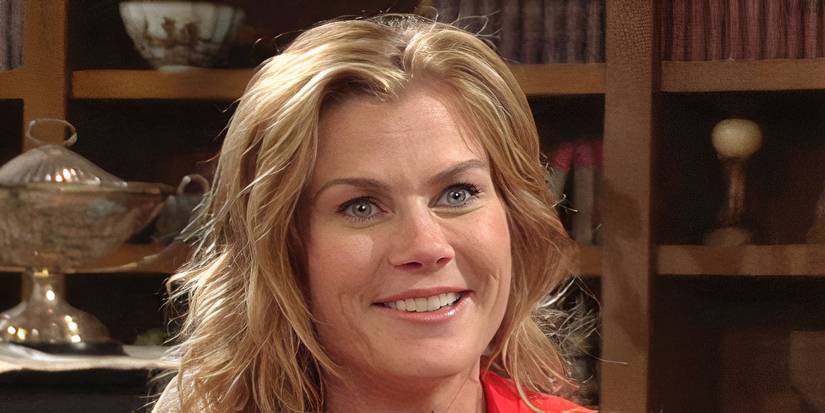 Sami Brady (Alison Sweeney) smiling in Days of Our Lives.