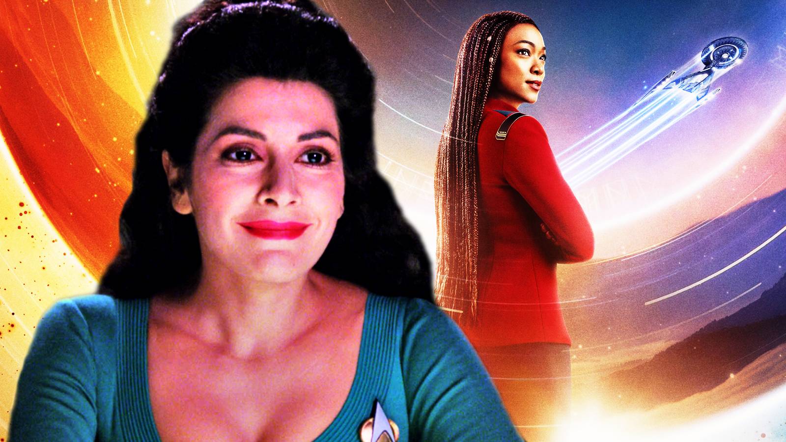 Star Trek: Discovery Season 5's Betazoid Is A Marina Sirtis Counselor Troi Tribute Star Trek: Discovery Season 5's Betazoid Is A Marina Sirtis Counselor Troi Tribute
