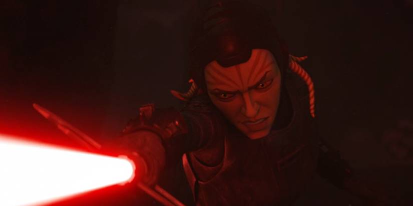 Star Wars Tales of the Empire episode 6 Lyn with lightsaber