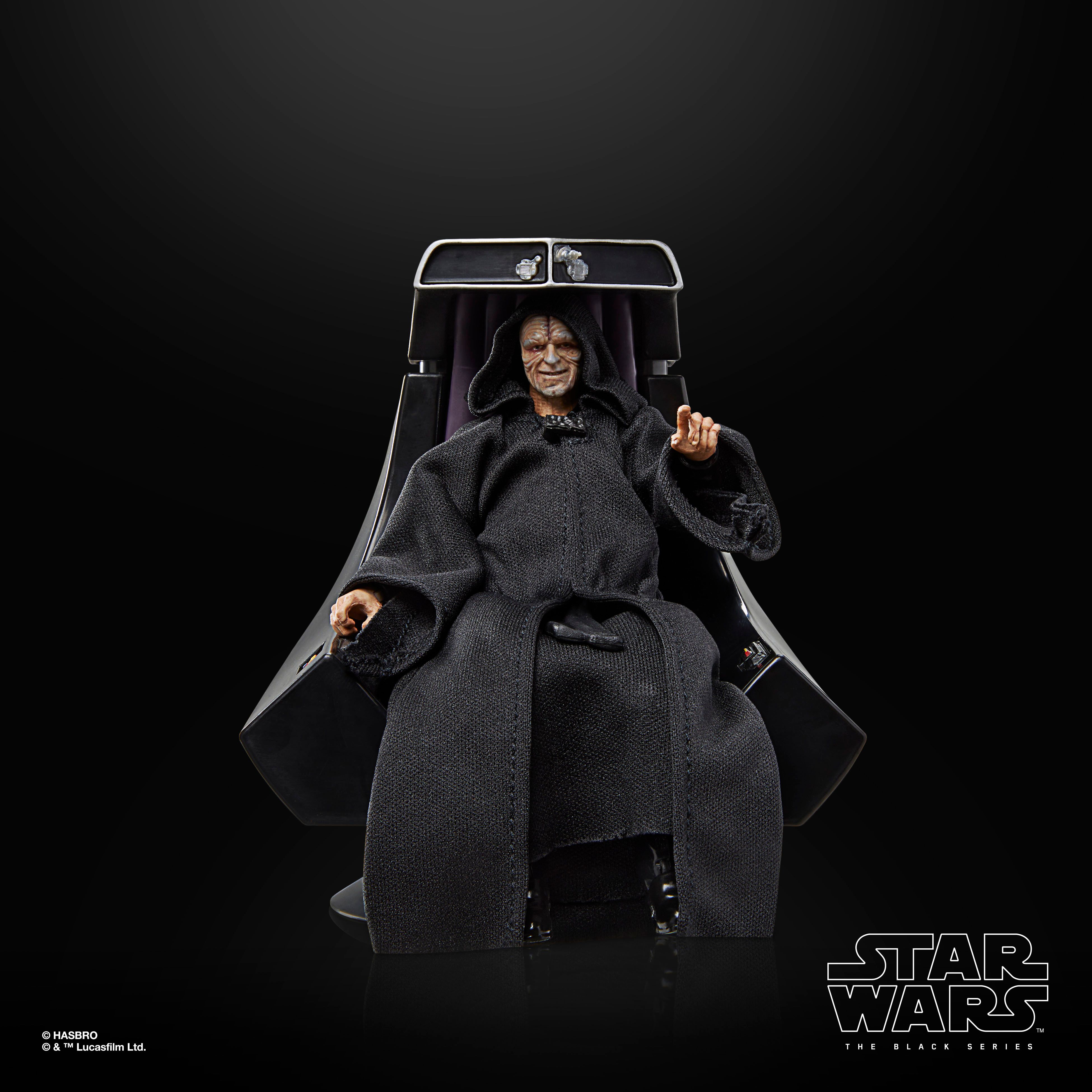 В новой роскошной фигурке Star Wars Black Series Палпатин наконец-то претендует на свой трон