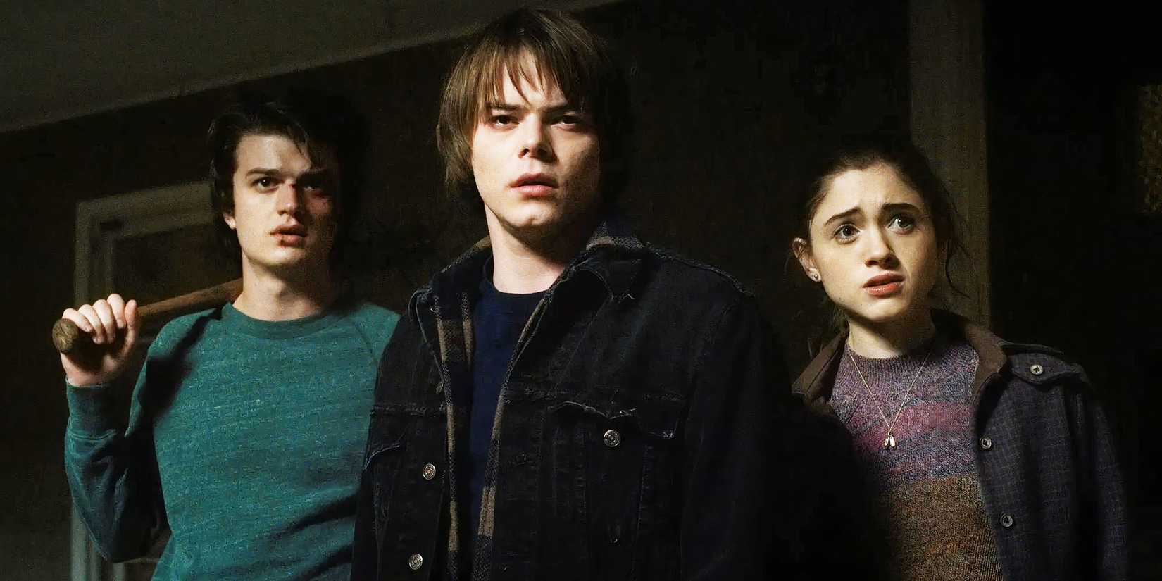 Stranger Things Steve Jonathan and Nancy in season 1