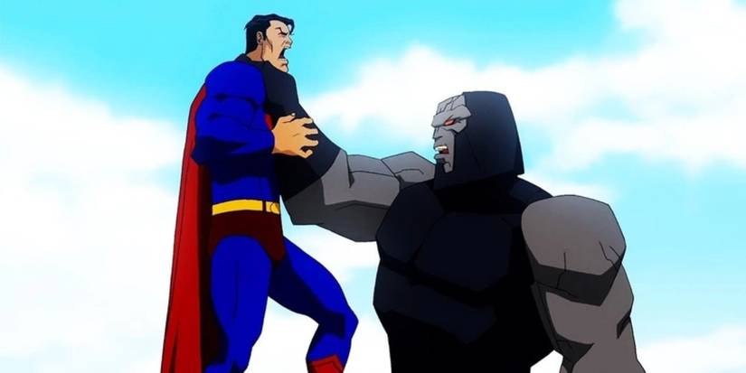 Darkseid confrontando Superman em Superman/Batman: Apocalypse