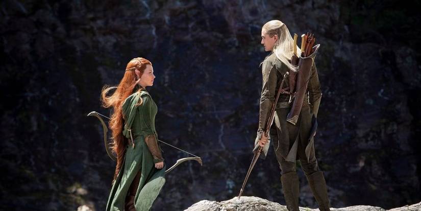 Evangeline Lilly as Tauriel in The Hobbit.