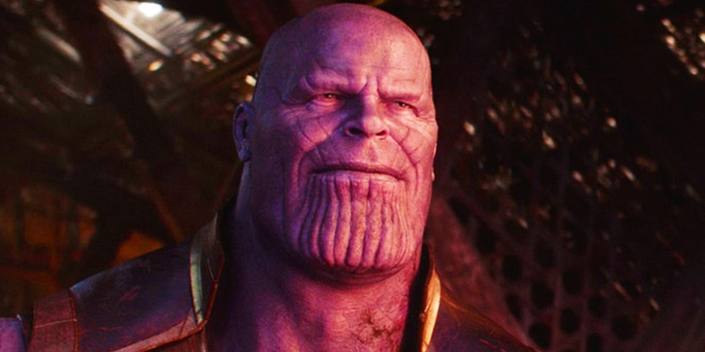 Thanos pleased in Avengers Infinity War