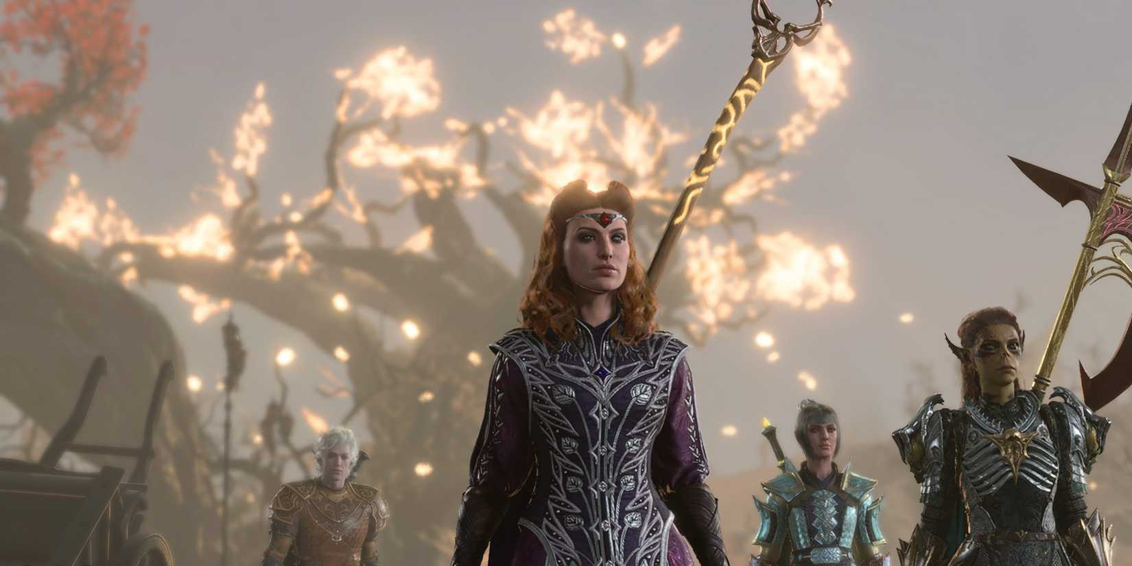 Земля начинает исцеляться, когда группа покидает 2-й акт Baldur's Gate 3