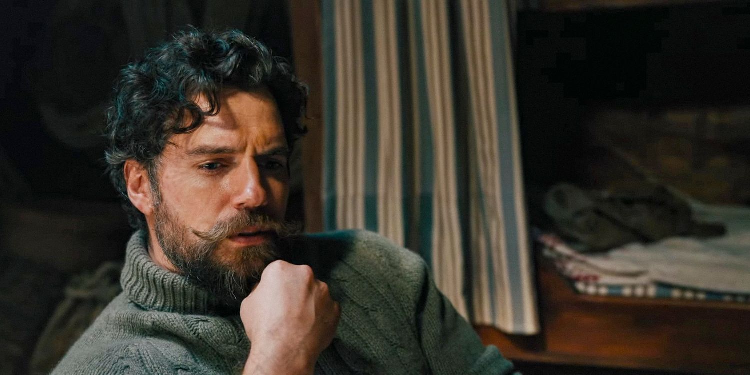 Gus March-Phillips (Henry Cavill) looking pensive in The Ministry of Ungentlemanly Warfare.