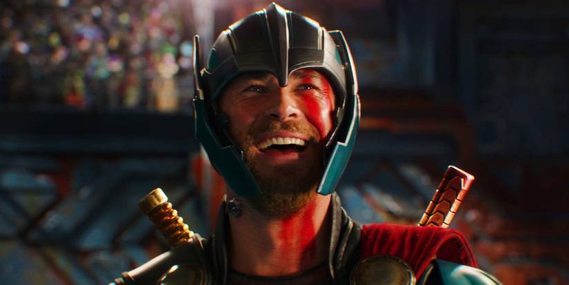 Thor happy to see the Hulk in Thor Ragnarok