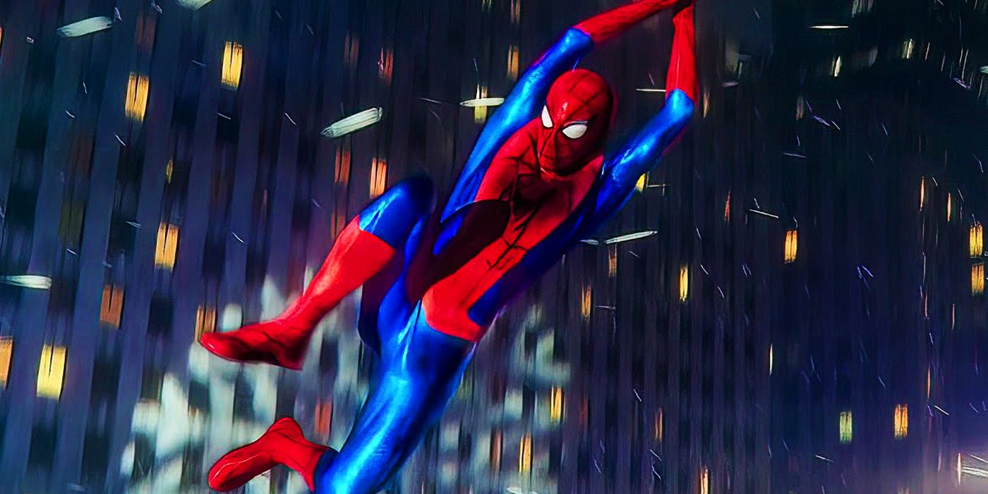 Tom Holland's Spider-Man in his brand-new suit in Spider-Man No Way Home