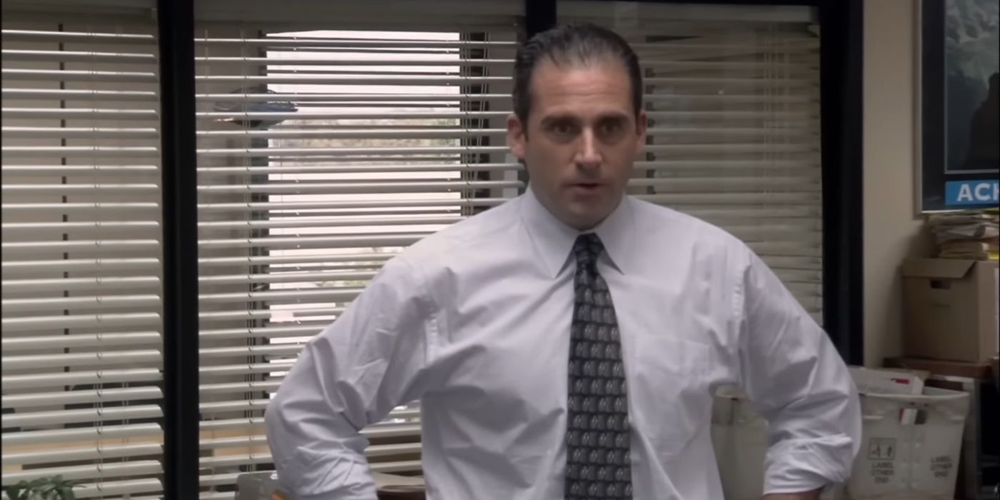 Steve Carell as Michael Scott in The Office episode Basketball