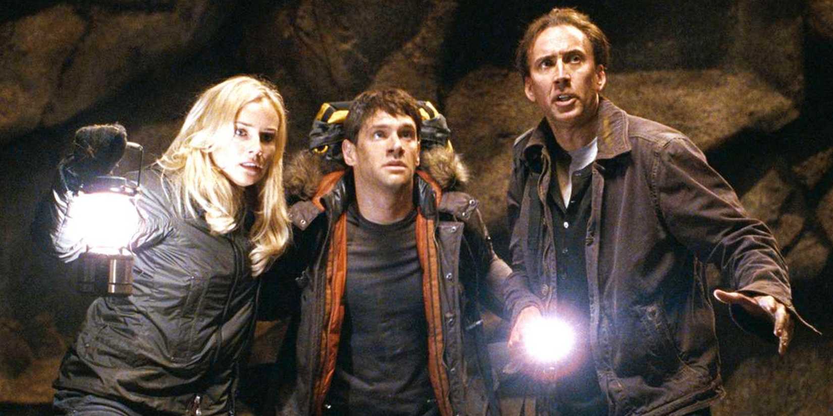 Nicolas Cage, Diane Kruger, Justin Bartha in National Treasure