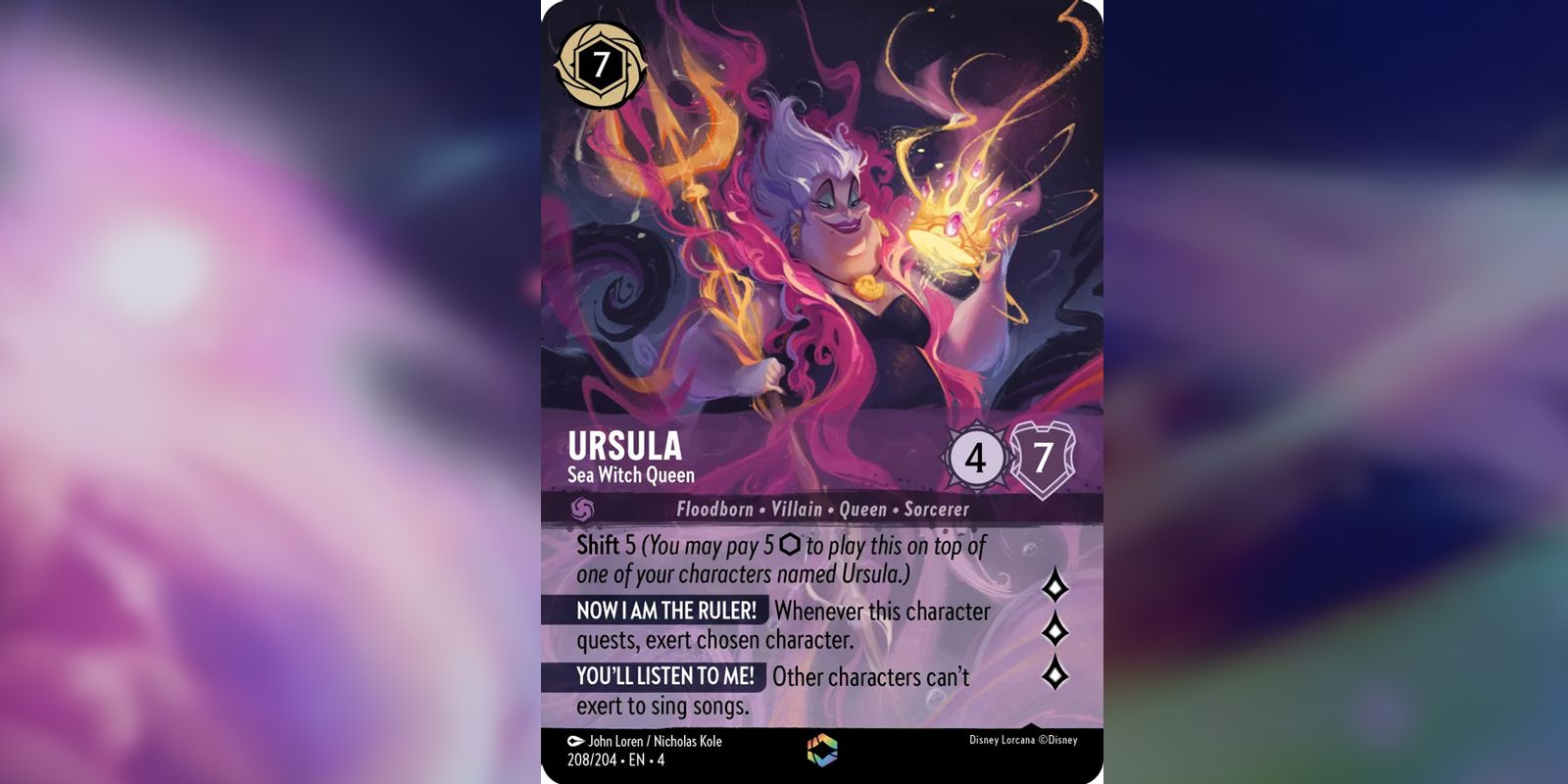 その他 LORCANA Ursulas Return Illumineers Quest Disney Lorcana Trading Card Game: Ursula's Return Chapter 4