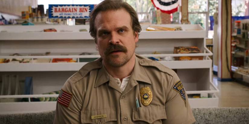 David Harbour como Jim Hopper em Stranger Things 3