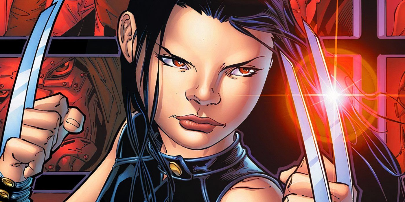 X-23 showing off her claws in Marvel Comics