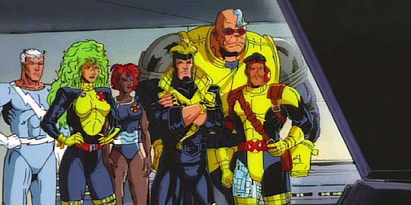 x-factor looking at a screen in x-men the animated series