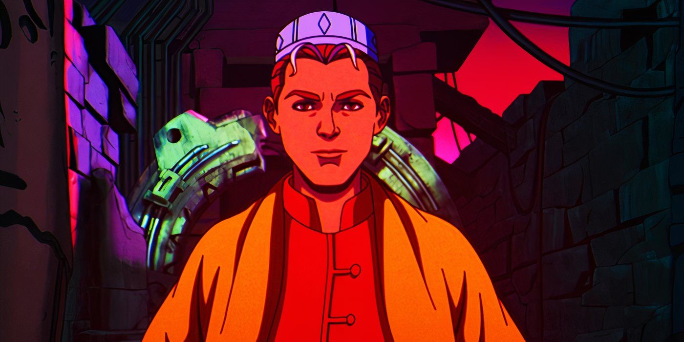 Young Nathan Summers wearing a hat in the future in X-Men '97