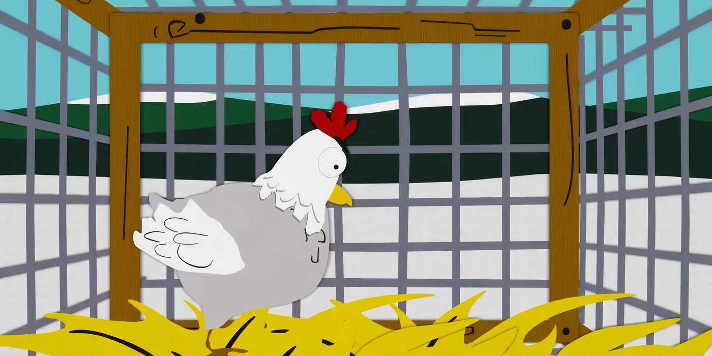 A Chicken In The South Park Episode "Chickenlover"