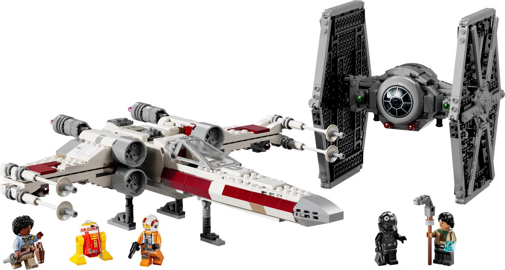 75393 - TIE Fighter & X-Wing Mash-Up Product Close-Up