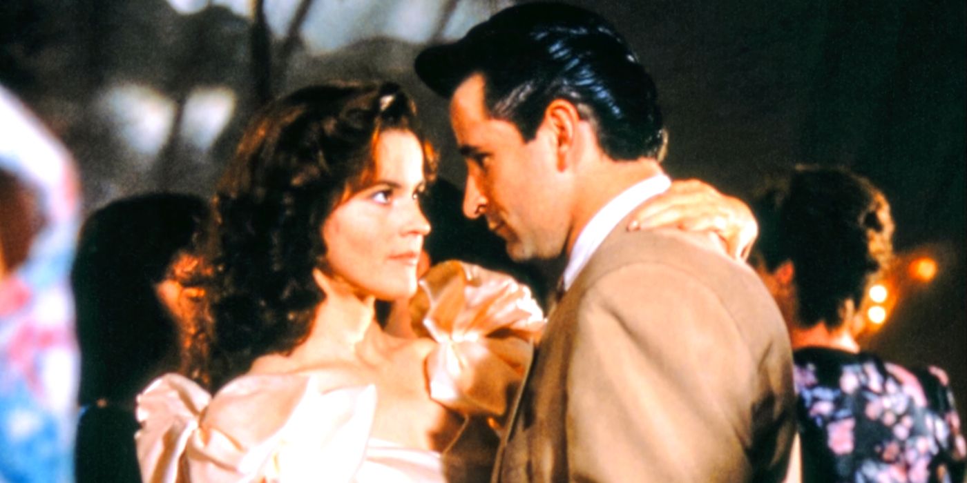 Ally Sheedy танцует с мужчиной на свадьбе Бесси