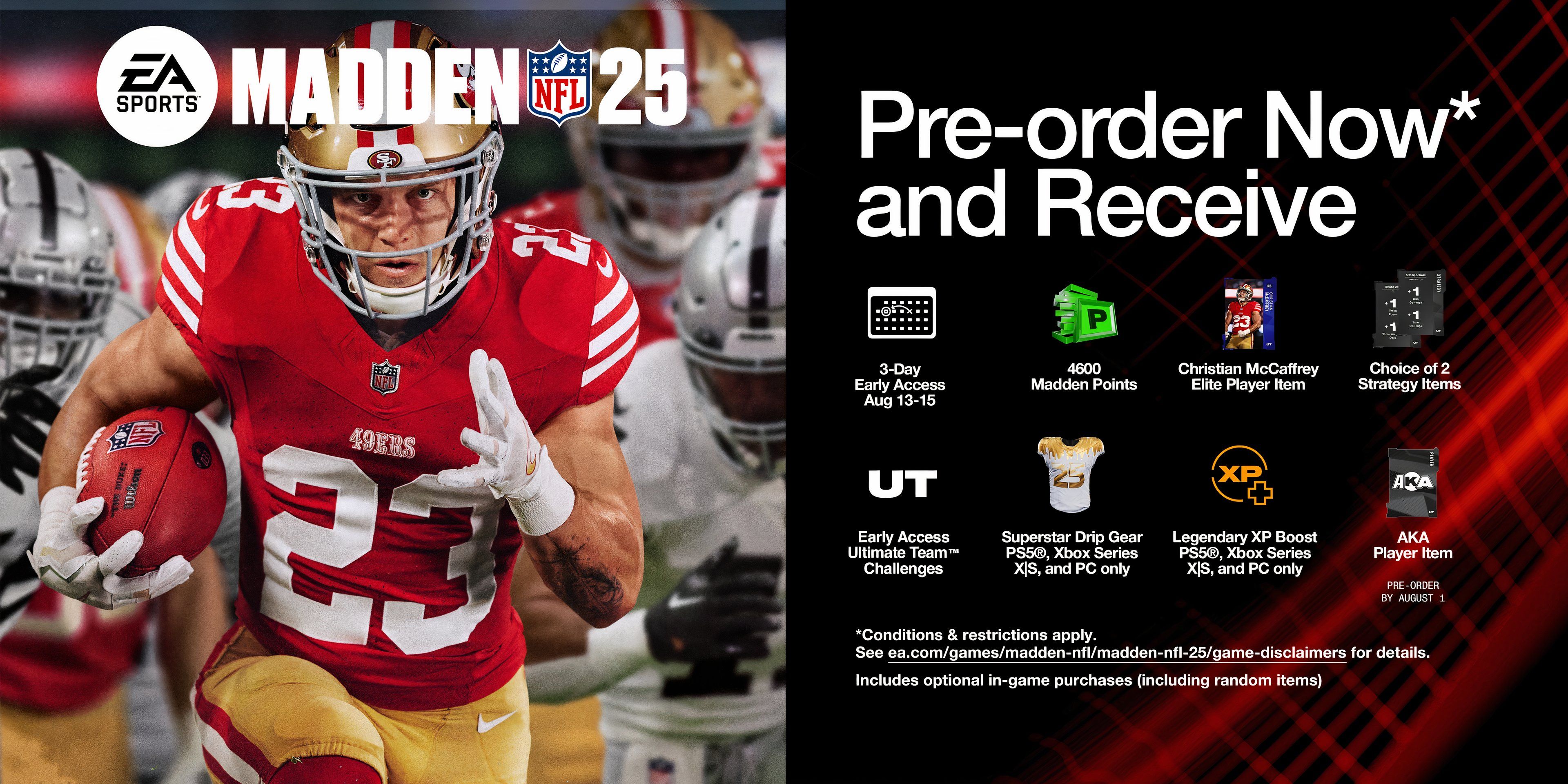 All Madden NFL 25 Edition Differences \u0026 Preorder Bonuses, image size:1500x750